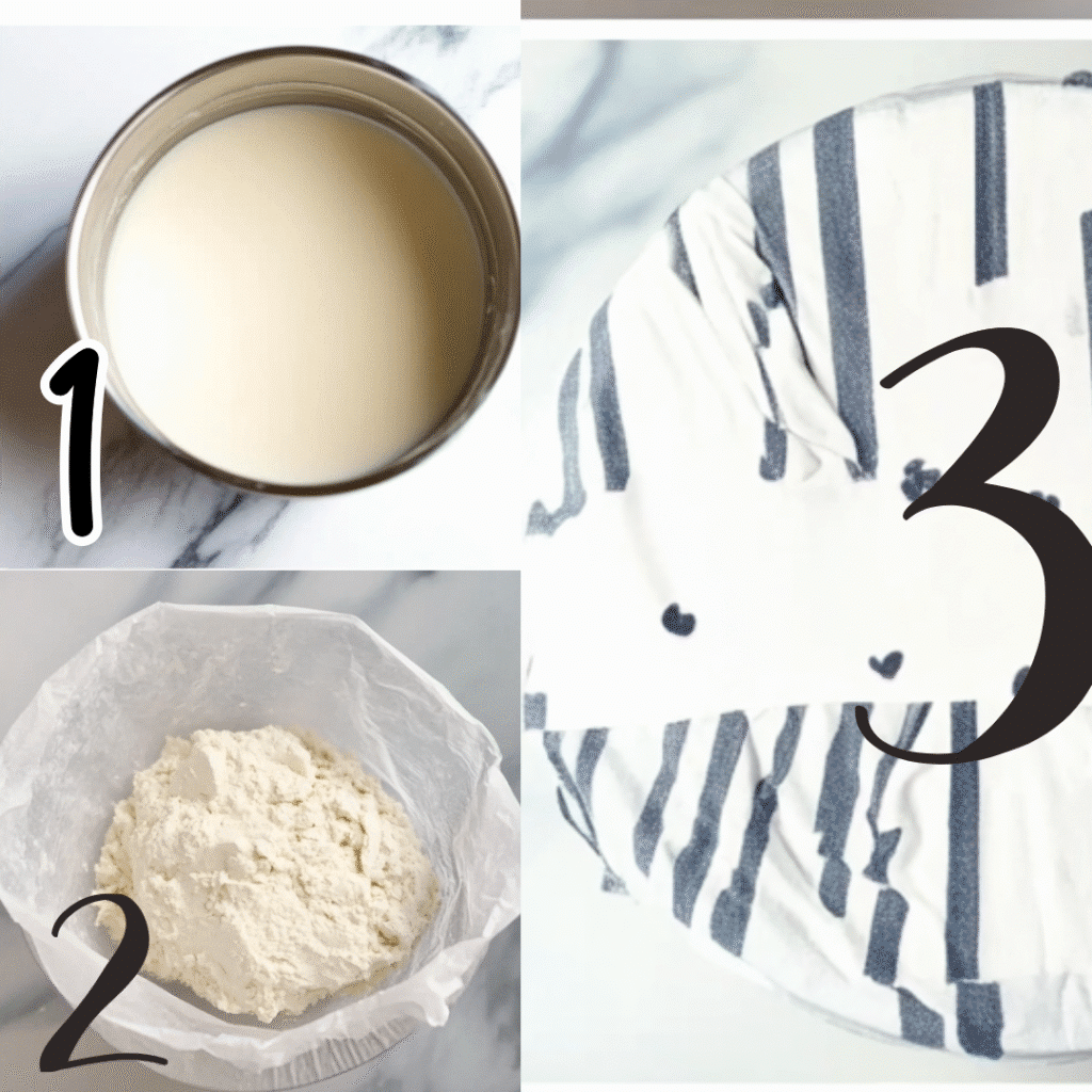 How to Make Everything Bagel Sourdough Bread at Home (Easy Recipe) 12 Folding sourdough dough for Everything Bagel Bread